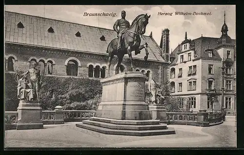 AK Braunschweig, Herzog Wilhelm-Denkmal