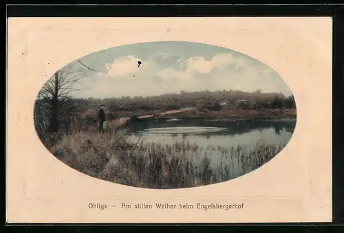 AK Ohligs, Am stillen Weiher beim Engelsbergerhof