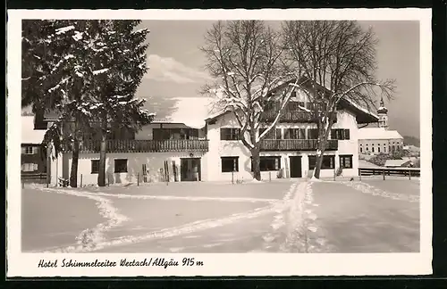 AK Wertach /Allgäu, Hotel Schimmelreiter