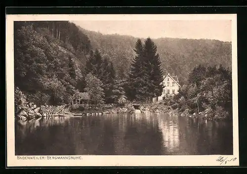 AK Badenweiler, Gasthaus zur Bergmannsruhe