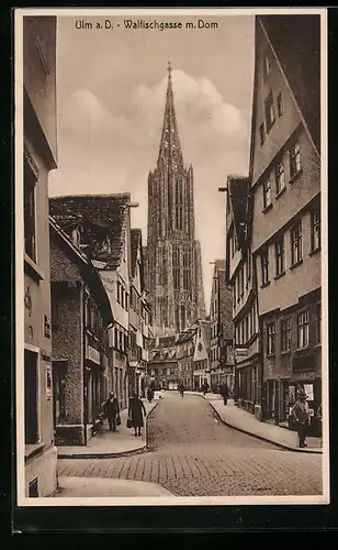 AK Ulm a. D., Walfischgasse am Dom