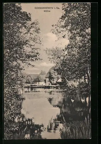 AK Schmannewitz i. Sa., Mühle am See