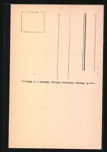 AK Ostheim v. d. Rhön, Eingang zur Lichtenburg