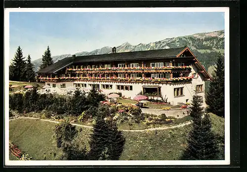 AK Sonthofen, Berghotel Allgäuer Berghof mit Alpe Eck