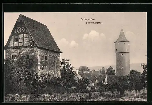 AK Ochsenfurt, Stadtmauerpartie