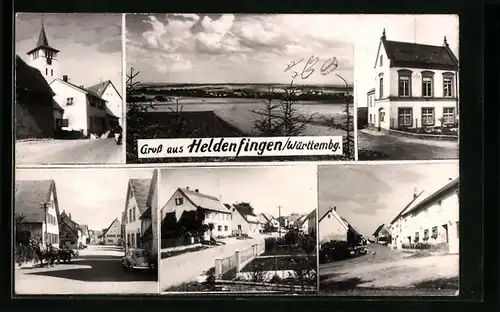 AK Heldenfingen / Württ., Ortsansichten, Kirche