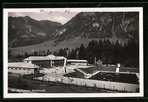 AK Oberstdorf, Moorwasser-Badeanstalt