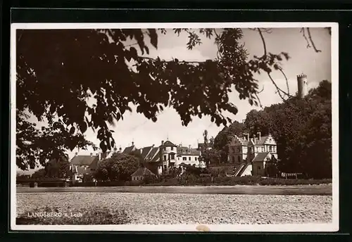 AK Landsberg a. Lech, Gebäude und Turm