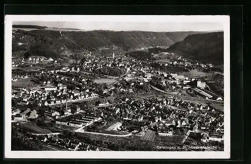 AK Geislingen a. Steige, Gesamtansicht, Luftbild