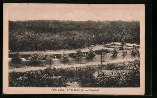 AK Remscheid, Blick auf das Strandbad