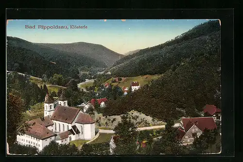 AK Bad Rippoldsau, Klösterle mit Umgebung