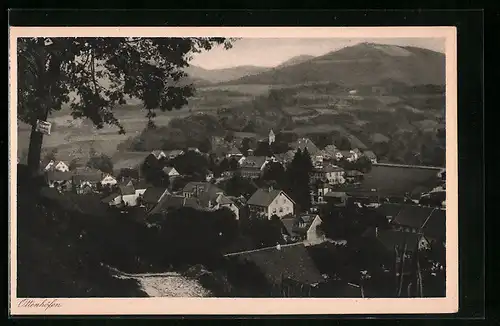 AK Ottenhöfen, Totale vom Berg aus gesehen