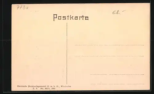 AK Villingen, Louisenstrasse