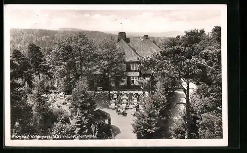 AK Karlsbad, Gasthaus Freundschaftshöhe