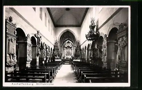 AK Aschaffenburg, Inneres der Stiftskirche