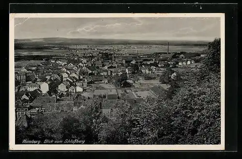 AK Homburg, Panoramablick vom Schlossberg aus