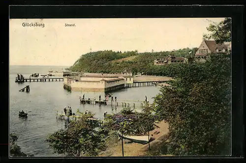 AK Glücksburg, Strandansicht