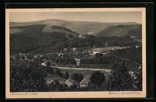 AK Rummenohl i. Westfalen, Blick in die nördl. Berge
