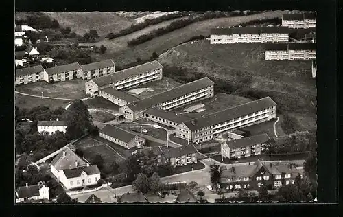 AK Glücksburg / Ostsee, DRK-Altersheim, Luftbild