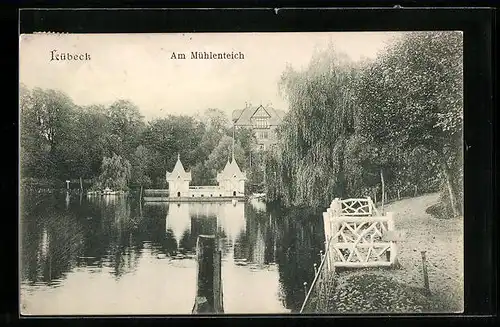 AK Lübeck, am Mühlenteich