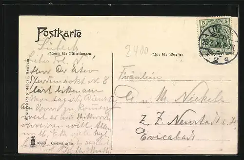 AK Lübeck, am Mühlenteich