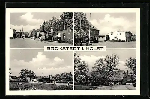 AK Brokstedt i. Holst., Ortsansichten