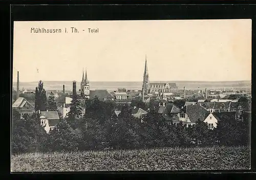 AK Mühlhausen i. Th., Totalansicht