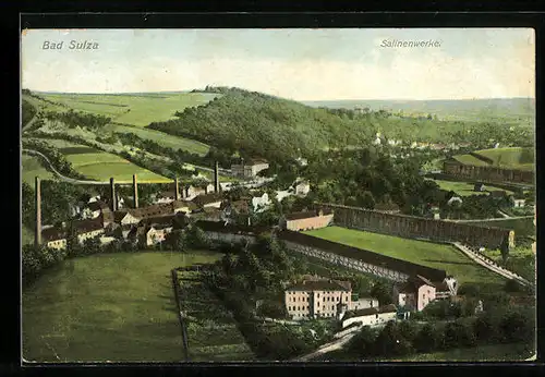 AK Bad Sulza, Blick auf die Salinenwerke