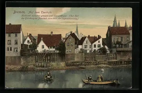 AK Bremen, auf dem Teerhofe