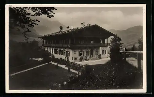 AK Schellenberg bei Berchtesgaden /Oberbayern, Ferienheim für Handel und Industrie