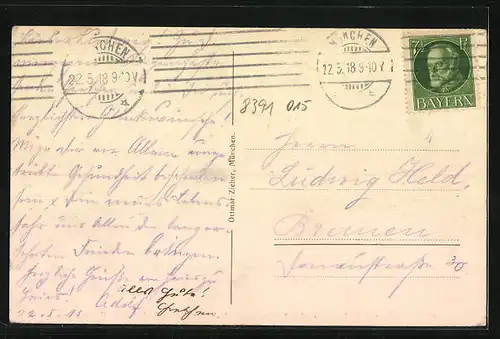 AK Brannenburg, Erholungsheim des Bayer. Postverbandes