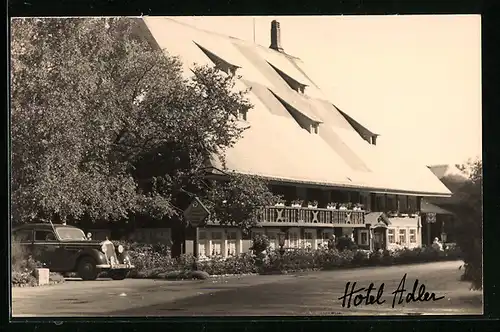 AK Hinterzarten / Schwarzwald, Hotel Adler