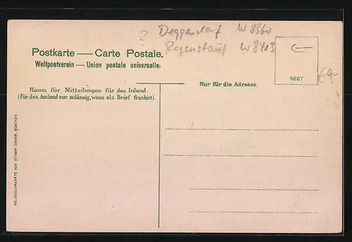 AK Marienthal, Ortsansicht aus der Vogelschau