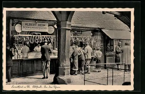 AK Frankfurt a. M., Altstadt-An der Schirn