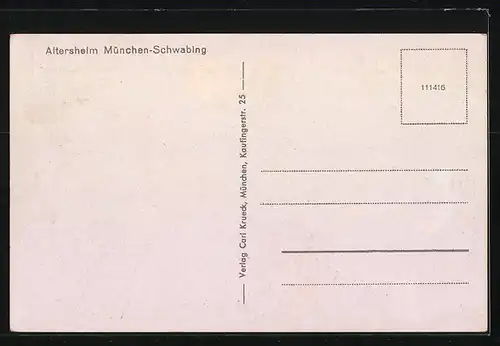 AK München-Schwabing, Altersheim