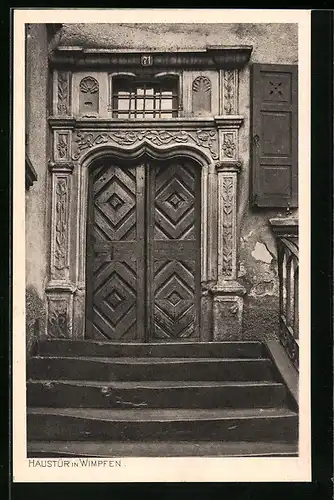 AK Wimpfen, Haustür