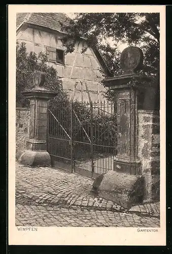 AK Wimpfen, Gartentor