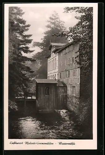 AK Malente-Gremsmühlen, an der Wassermühle