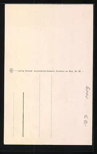 AK Frankfurt-Sachsenhausen a. M., Willemer-Häuschen, Portraits