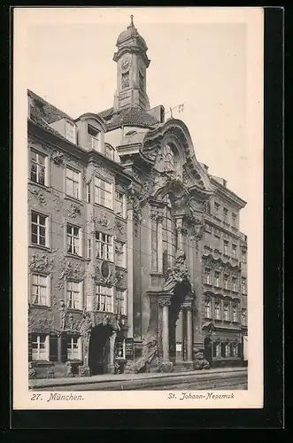 AK München, St. Johann-Nepomuk-Kirche, Sendlinger Strasse
