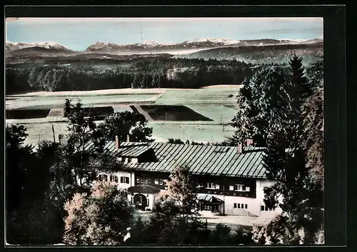 AK Westerham (Obb.), Erholungsheim Hohenfried Feldkirchen aus der Vogelschau