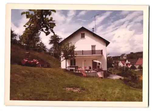 4 Fotografien Ansicht Mespelbrunn i. Spessart, Pension Haus Edeltraud, Innenansicht, Terrasse, Gebäude