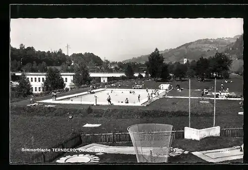 AK Ternberg, Freibad mit Badegästen