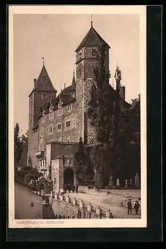 AK Rapperswil, Blick auf Schloss