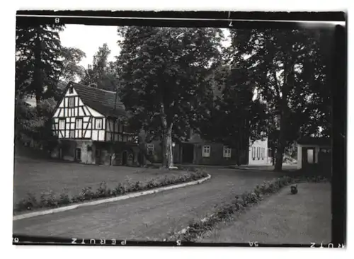 17 Fotografien Ansicht Hobbach, Bahnhof, Gasthaus Spessarter Hof, Schulhaus, Altersheim, Kirche