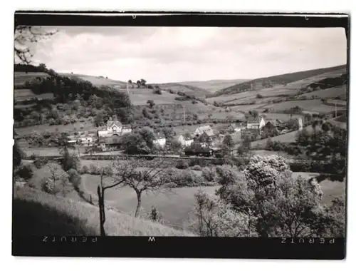 17 Fotografien Ansicht Hobbach, Bahnhof, Gasthaus Spessarter Hof, Schulhaus, Altersheim, Kirche