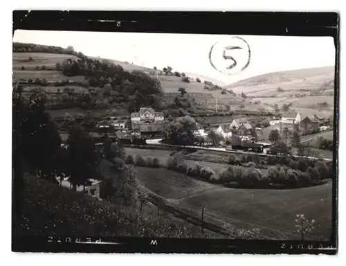 17 Fotografien Ansicht Hobbach, Bahnhof, Gasthaus Spessarter Hof, Schulhaus, Altersheim, Kirche