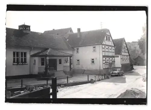 15 Fotografien Ansicht Leidersbach, Schule, Gasthaus zum grünen Tal, Siedlung