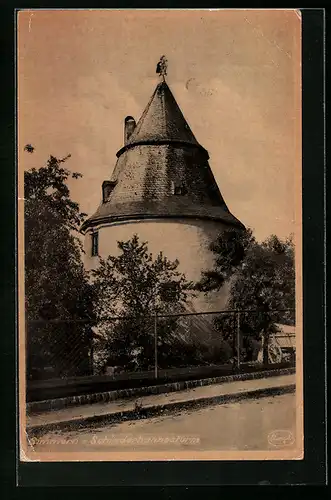 AK Simmern, Blick auf den Schinderhannesturm