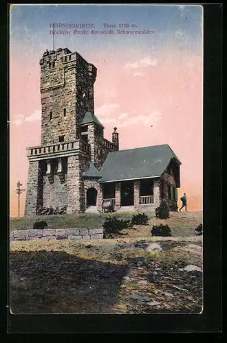 AK Hornisgrinde, Blick auf den Aussichtsturm